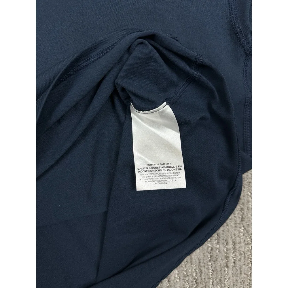 Nike NFL New England Patriots Dri-FIT Quarter Zip Pullover Navy Blue Mens Large